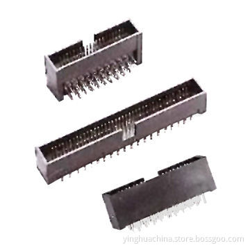 1.27x2.54mm box header, straight/right angle/SMT type, 4-row latch